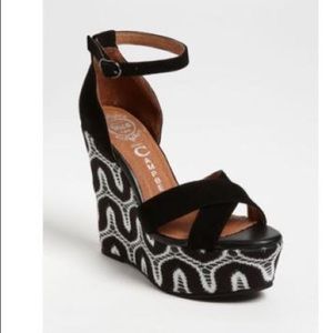 NEW Jeffrey Campbell Bradshaw Wedges